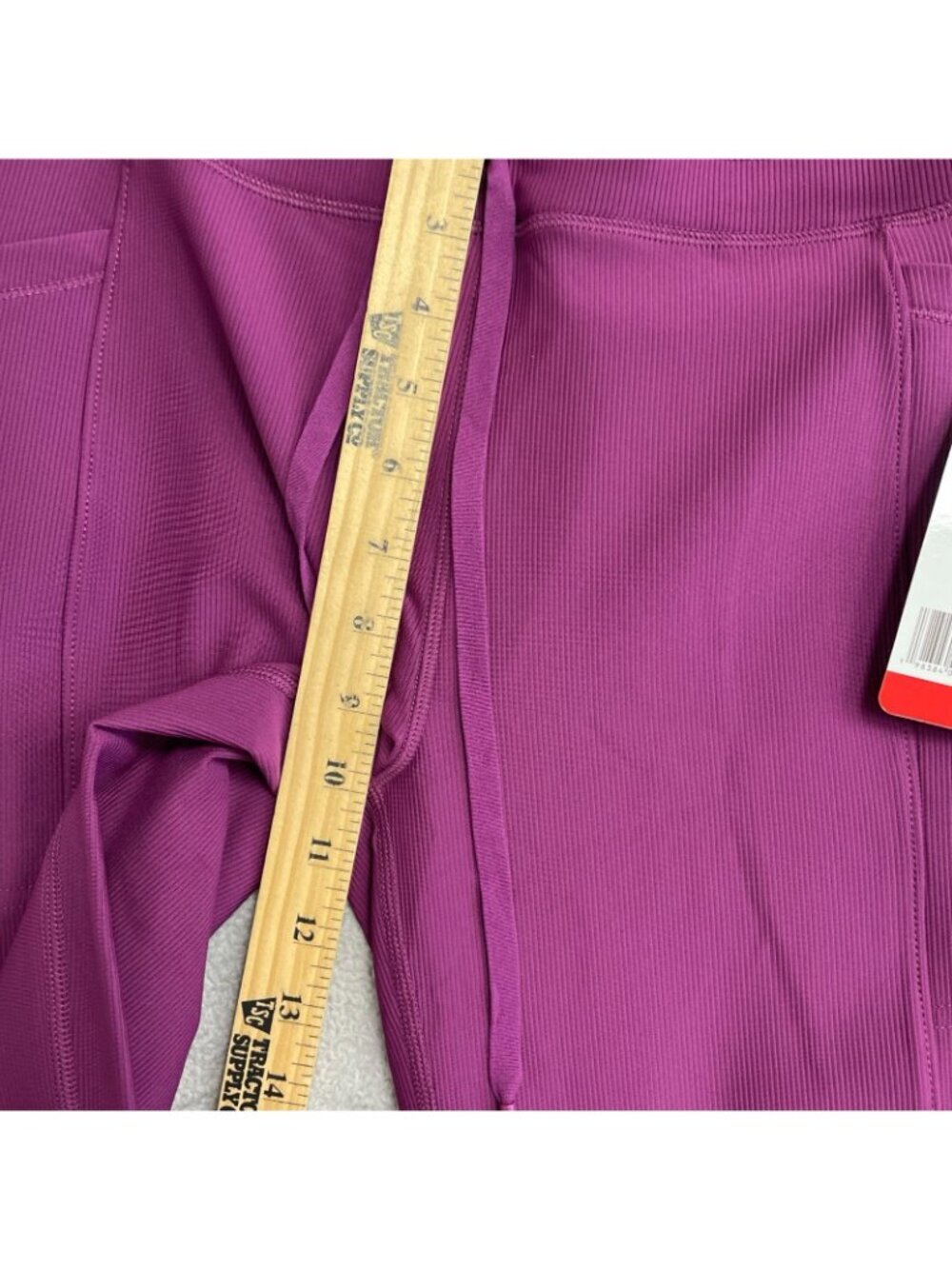 NWT 32 Degrees Cool Women's M Active Flare Pants Purple High Waist Pockets P0670 - Picture 6 of 15